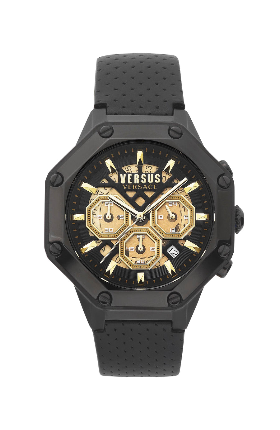 title:Versus Versace Men's VSP391220 Palestro 45mm Quartz Watch;color:Black