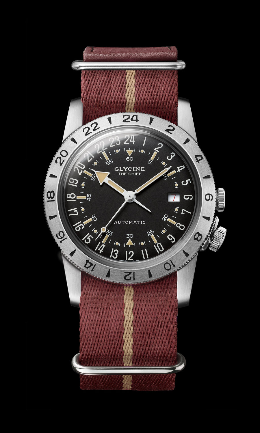 Glycine Unisex GL0474 Airman Vintage 40mm Automatic Watch - Ruumur