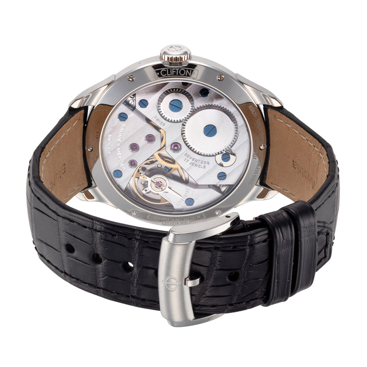 Baume and Mercier Men's Clifton 45mm Manual-Wind Watch
