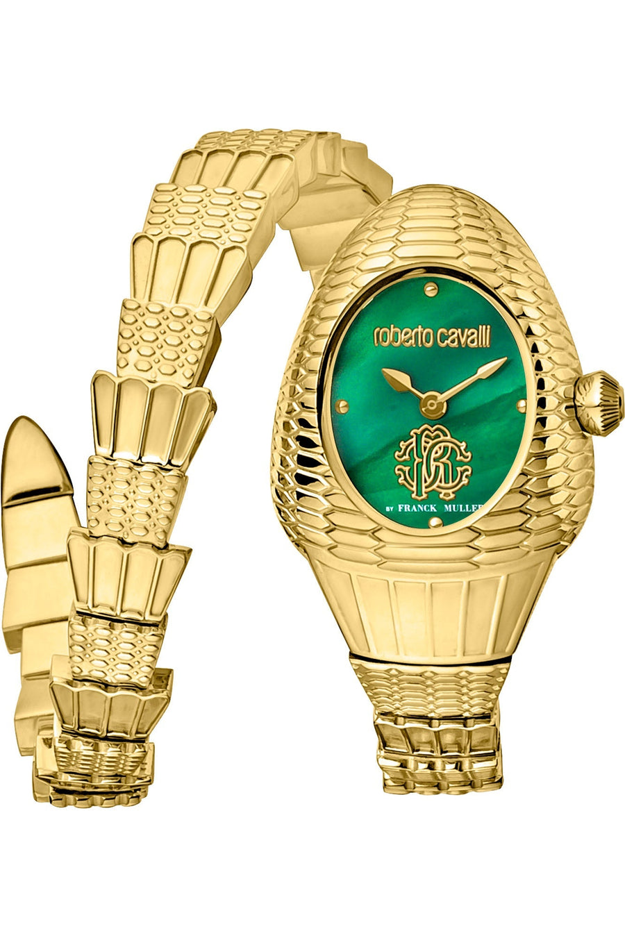 title:Roberto Cavalli by Franck Muller 24mm Quartz Women's Watch;color:Gold