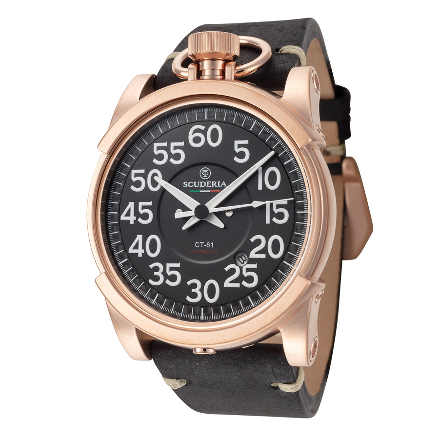 CT Scuderia Men's Corsa Automatico 44mm Automatic Watch - Ruumur
