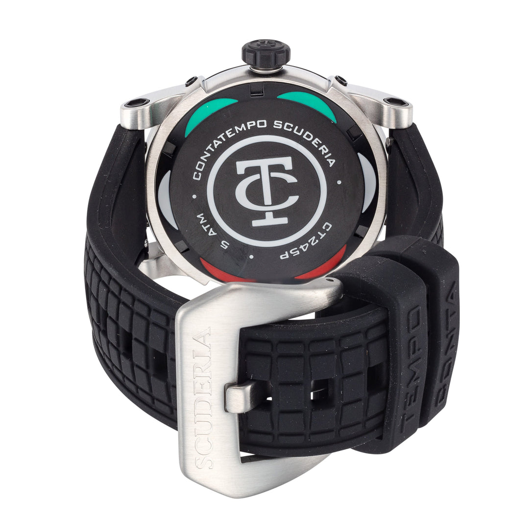 CT Scuderia Men's Testa Piatta 42mm Automatic Watch