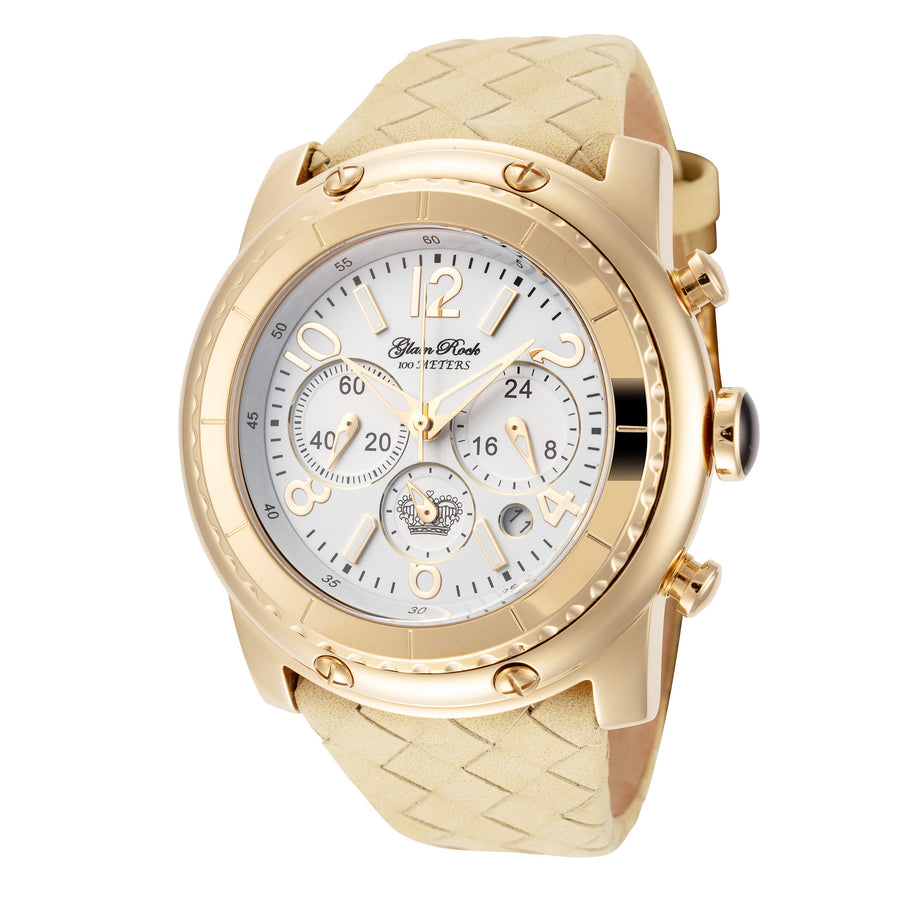 Glam Rock Women's Miami 45mm Quartz Chronograph Watch - Ruumur