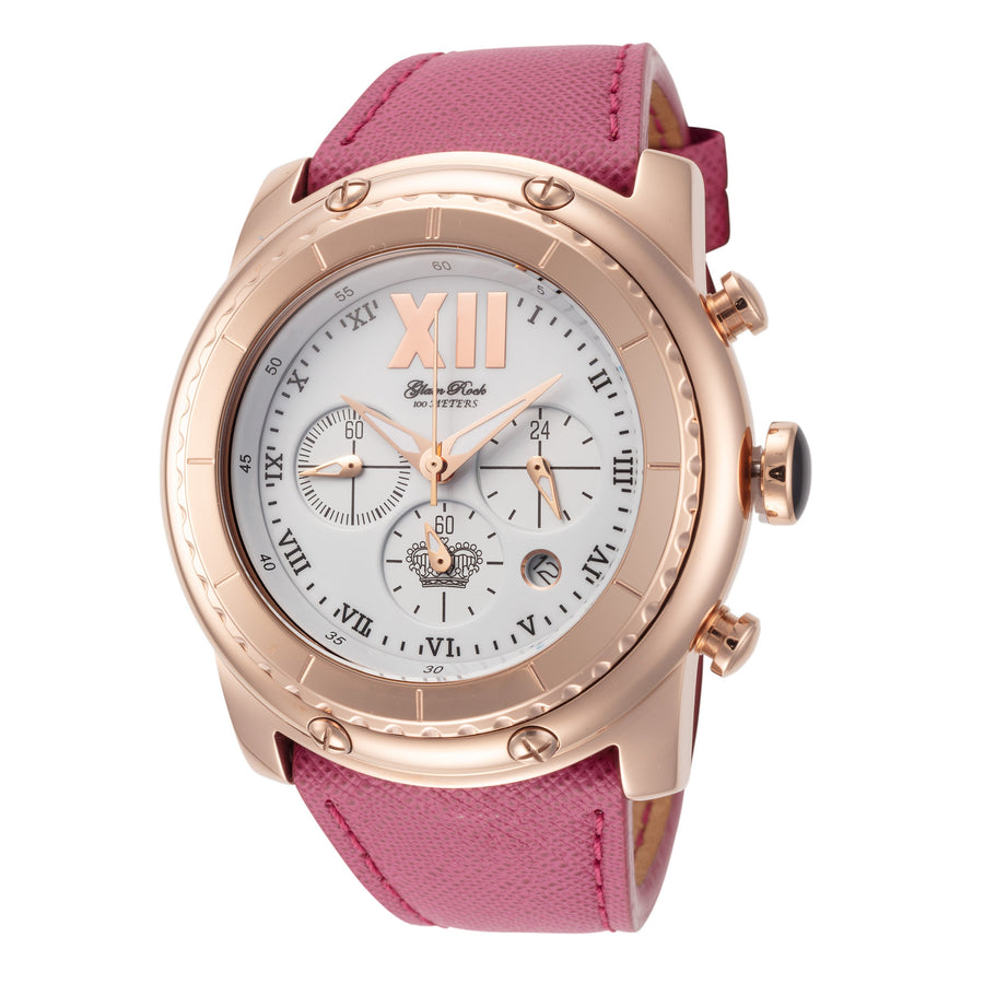 Glam Rock Women's Miami 45mm Quartz Chronograph Watch - Ruumur