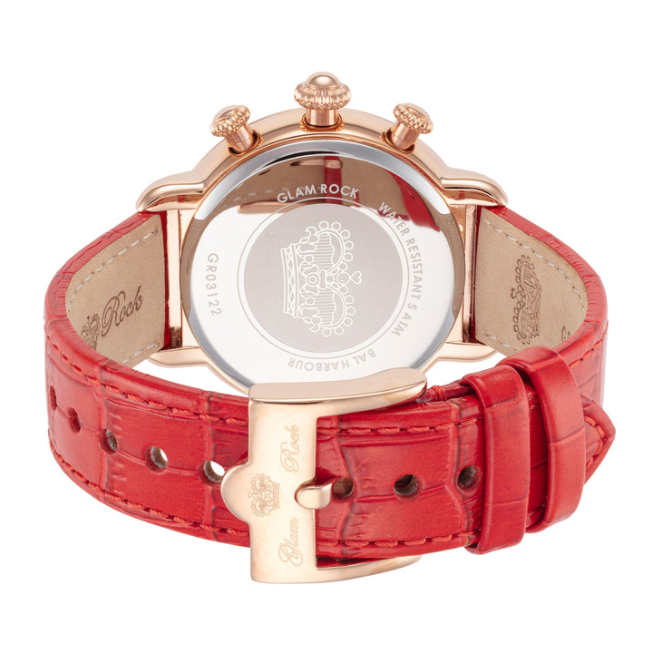 Glam Rock Women's Ball Harbour 40mm Quartz Chronograph Watch