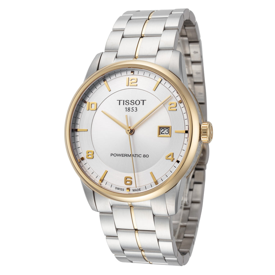 title:Tissot Men's T0864072203700 T-Classic Luxury 41mm Automatic Watch;color:Silver