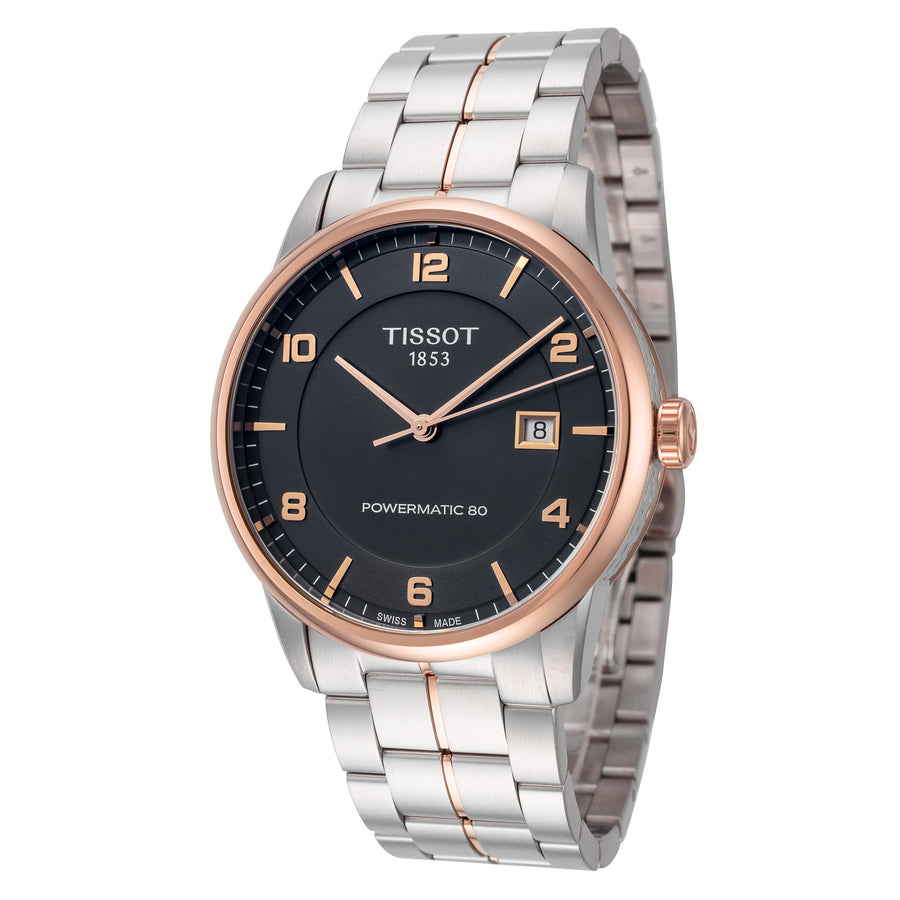 title:Tissot Men's T0864072206700 T-Classic 41mm Automatic Watch;color:Black Dial Silver Band