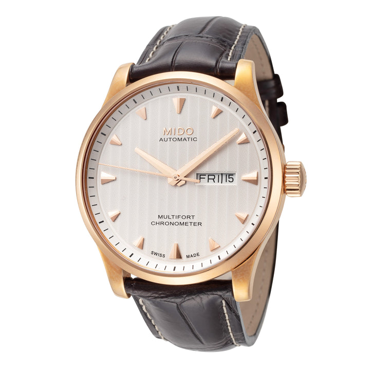 title:Mido Men's M0054313603100 Multifort 42mm Automatic Watch;color:Brown