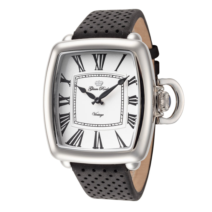 title:Glam Rock Men's GR-089-22 Vintage Conta Tempo 48mm Quartz Watch;color:Black