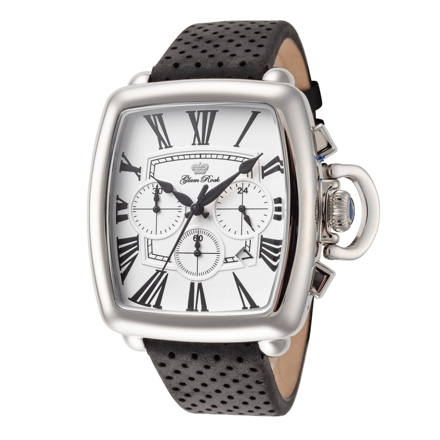 Glam Rock Men's Vintage Conta Tempo 48mm Quartz Chronograph Watch - Ruumur