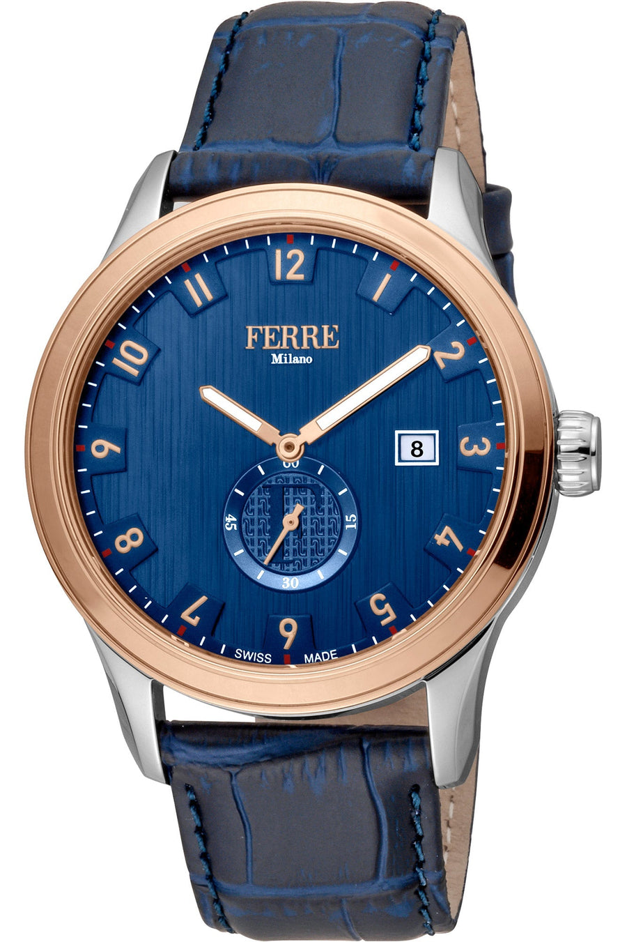 title:Ferre Milano Men's FM1G155L0041 Fashion 43mm Quartz Watch;color:Blue