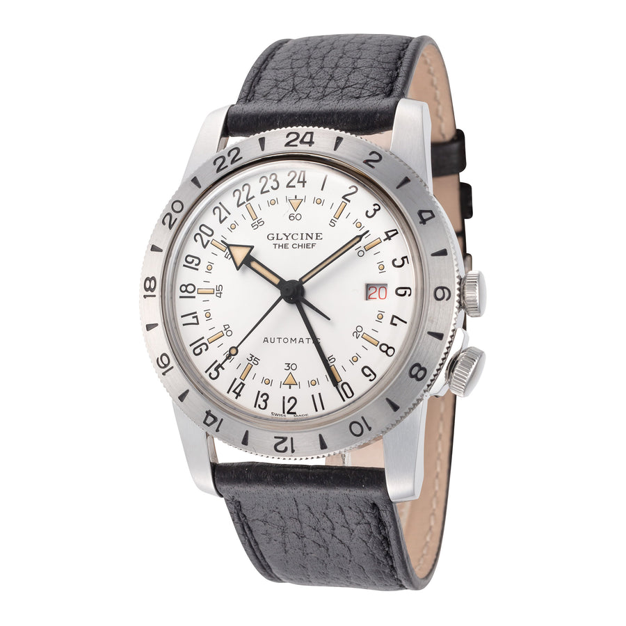Glycine Men's GL0467 Airman The Chief Vintage 40mm Automatic Watch - Ruumur