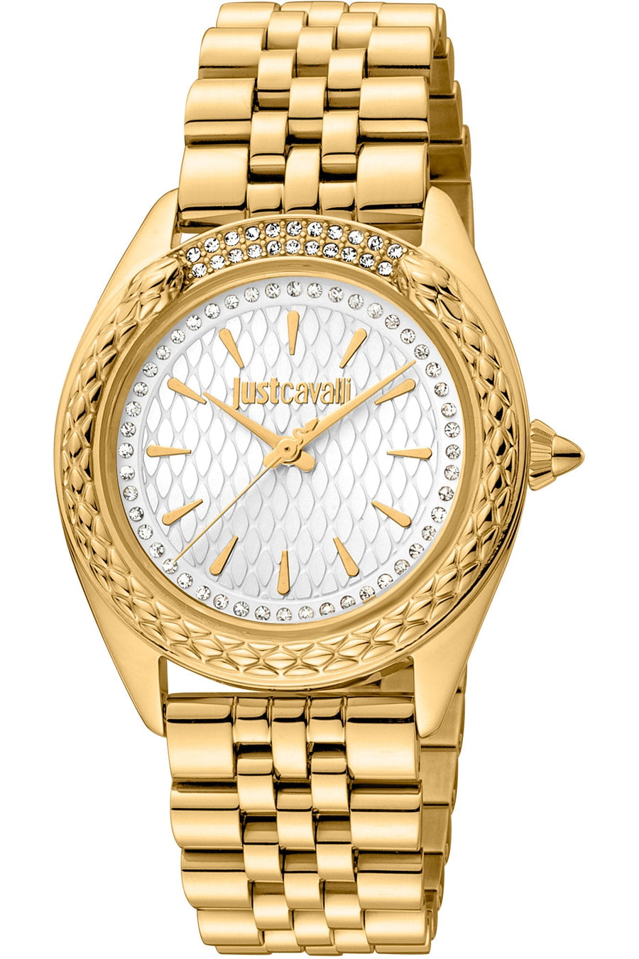title:Just Cavalli Women's JC1L195M0355 Animalier Prestigio 34mm Quartz Watch;color:Gold