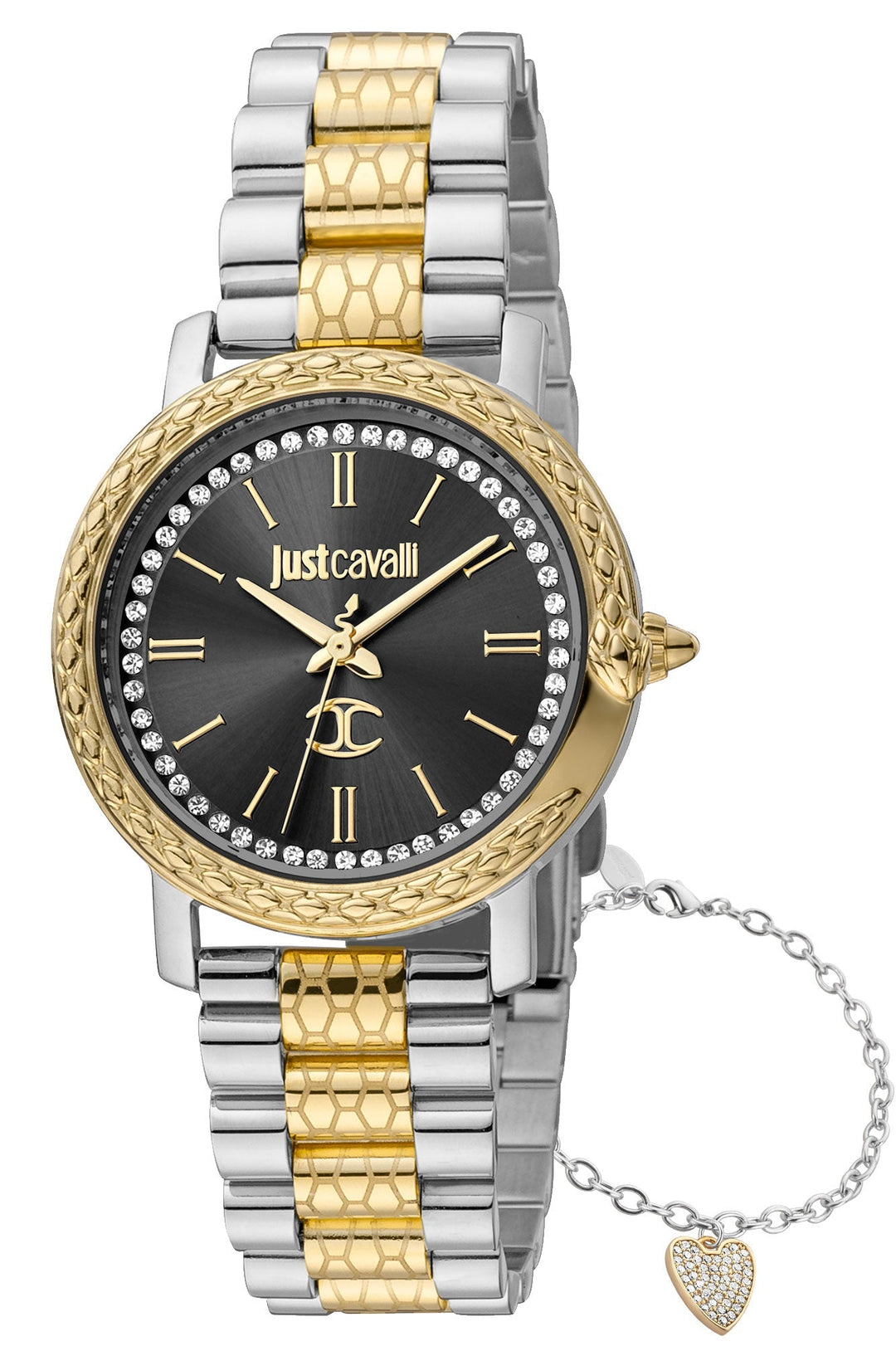 title:Just Cavalli Women's JC1L212M0105 SET Donna sempre 32mm Quartz Watch;color:Silver