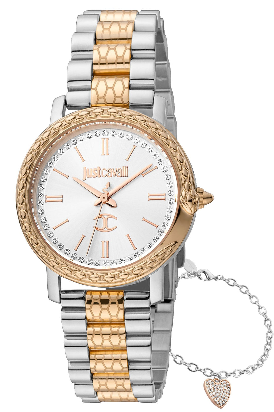 title:Just Cavalli Women's JC1L212M0115 SET Donna sempre 32mm Quartz Watch;color:Silver