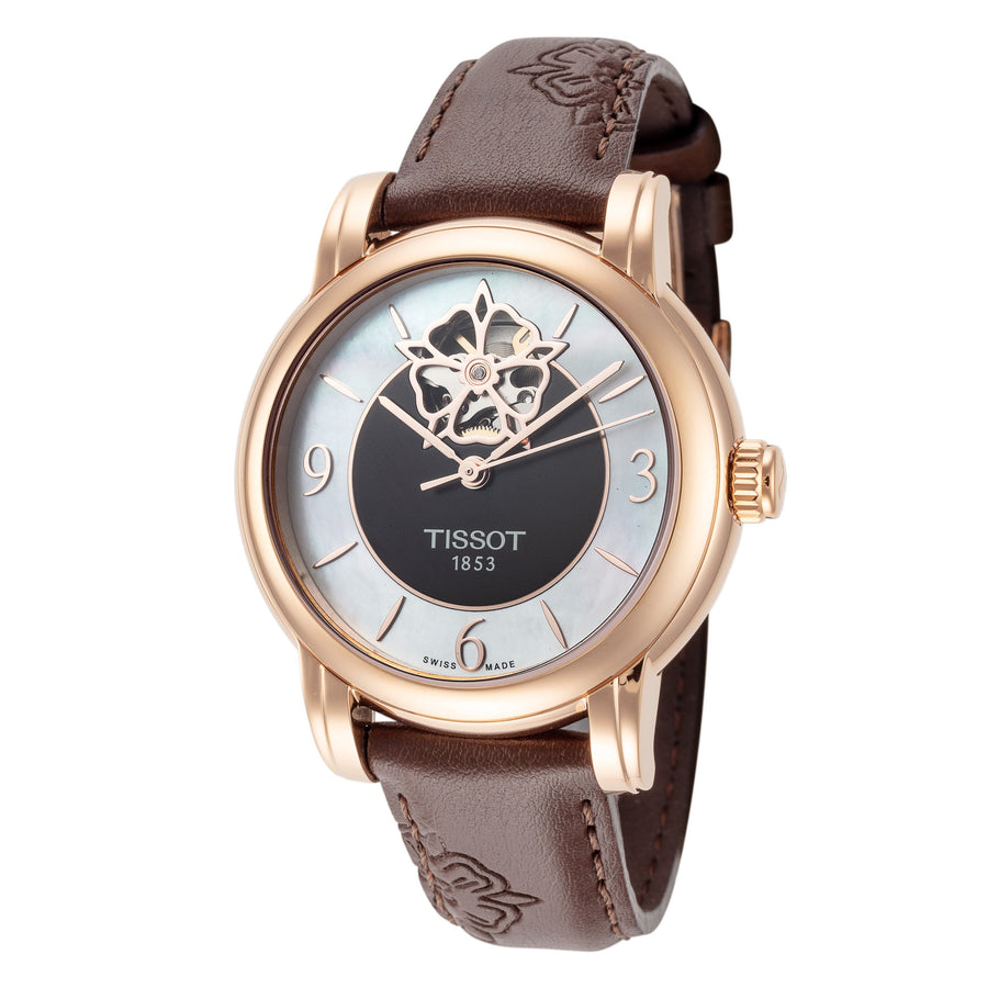 title:Tissot Women's T050.207.37.117.04 Heritage 35mm Automatic Watch;color:Brown