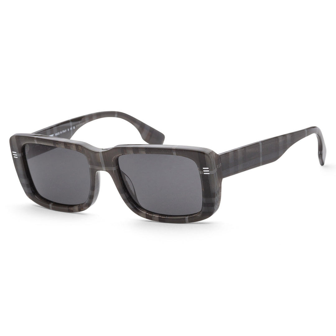 Burberry Men's BE4376U-380487 Jarvis 55mm Charcoal Check Sunglasses
