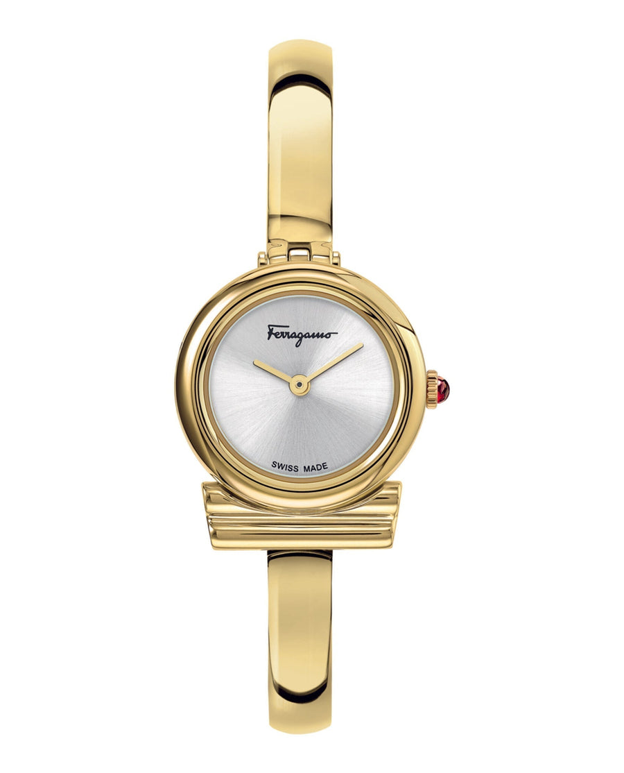 title:Ferragamo Women's Gancini 22mm Quartz Watch SFIK01120;color:Gold