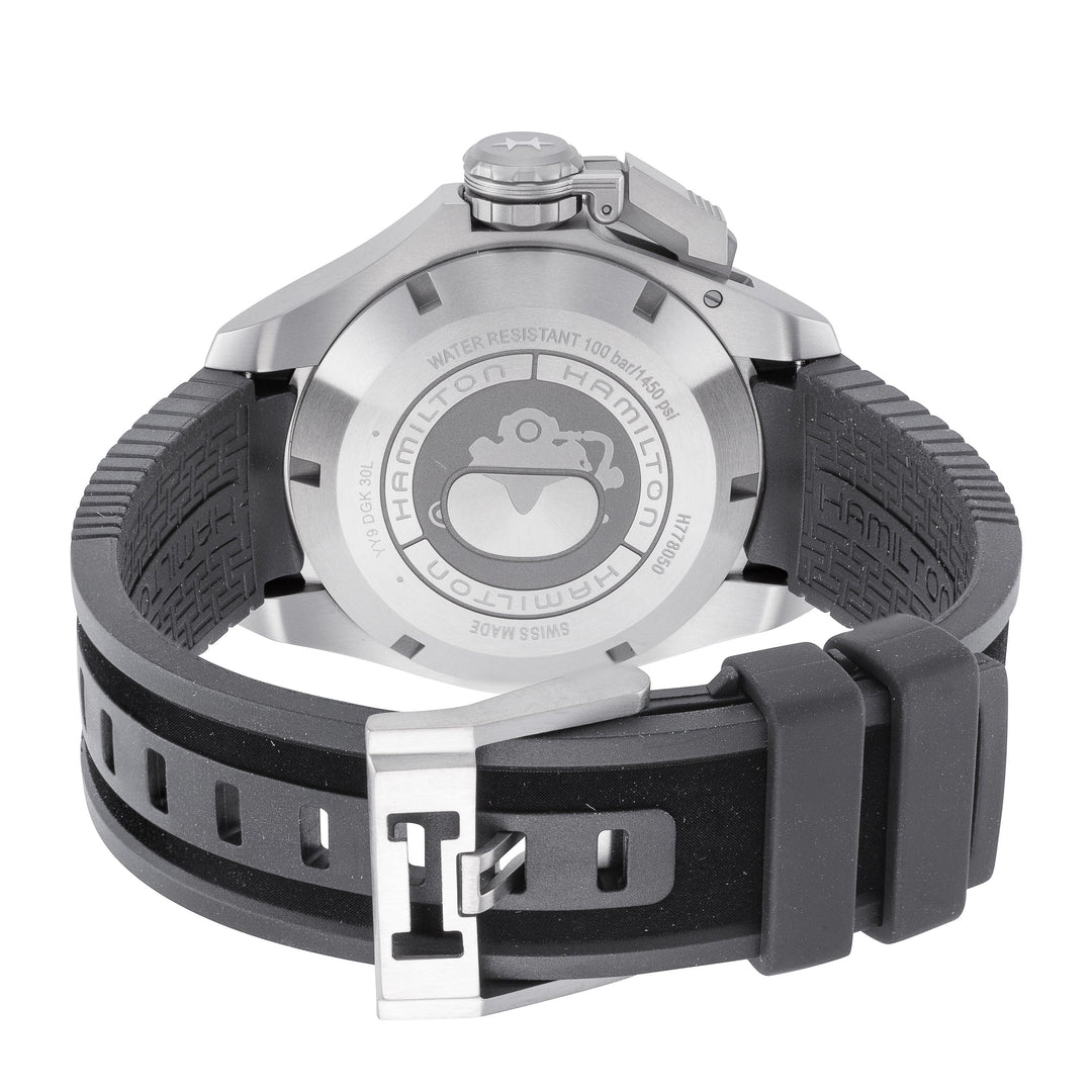 Hamilton Men's Khaki Navy Frogman 46mm Automatic Titanium Watch