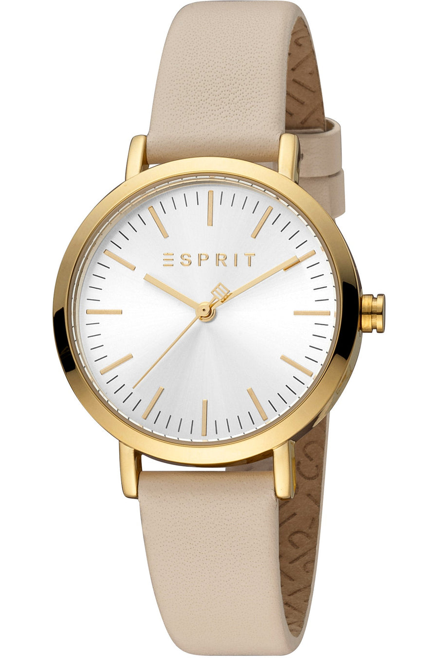 title:Esprit Women's ES1L358L0025 Ennie 32mm Quartz Watch;color:Grey Dial Beige Band