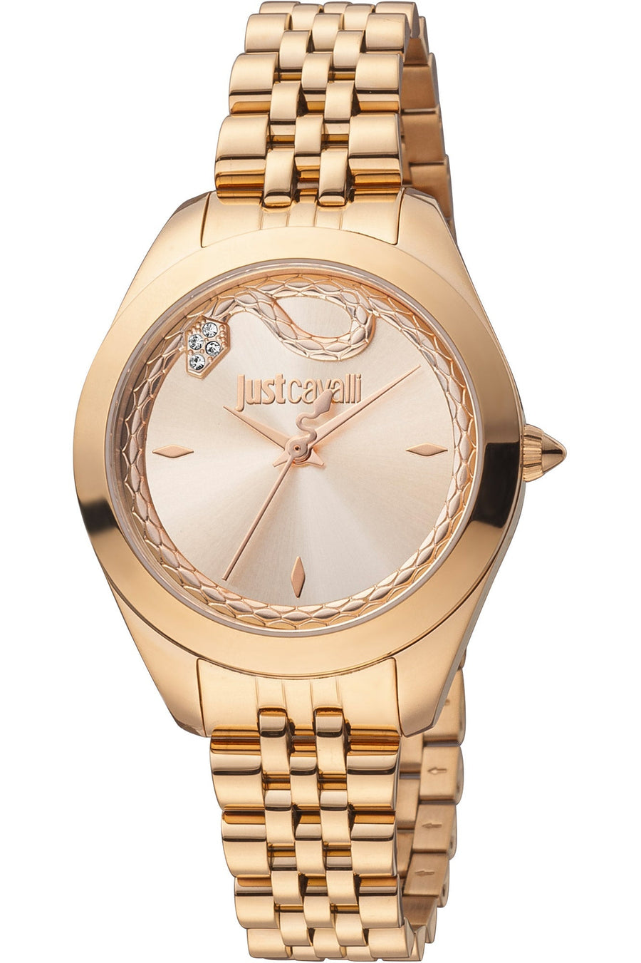 title:Just Cavalli Women's SET Glam Creazione JC1L210M0285 32mm Quartz Watch;color:Rose Gold Dial Rose Gold Band