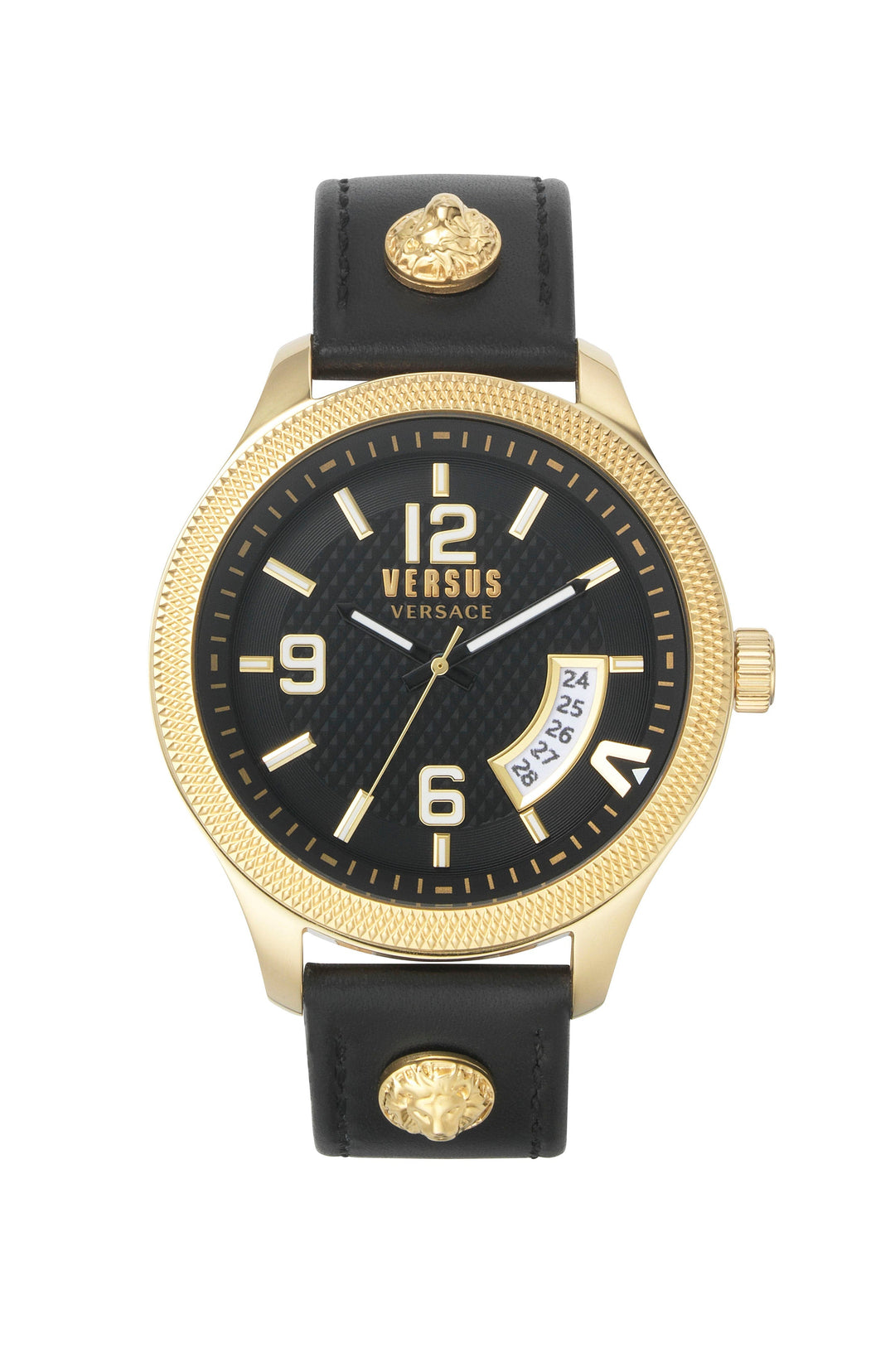 title:Versus Versace Men's VSPVT0220 Reale 44mm Quartz Watch;color:Black