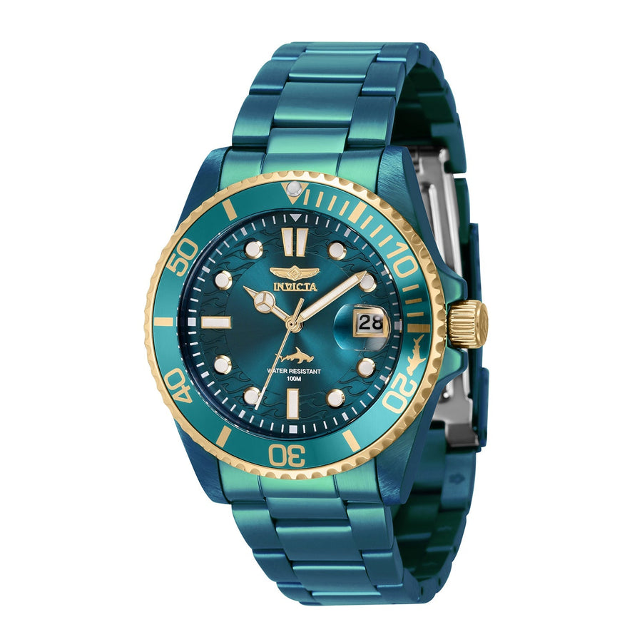 title:Invicta Women's IN-40877 38mm Green Dial Quartz Watch;color:Green Dial Green Band