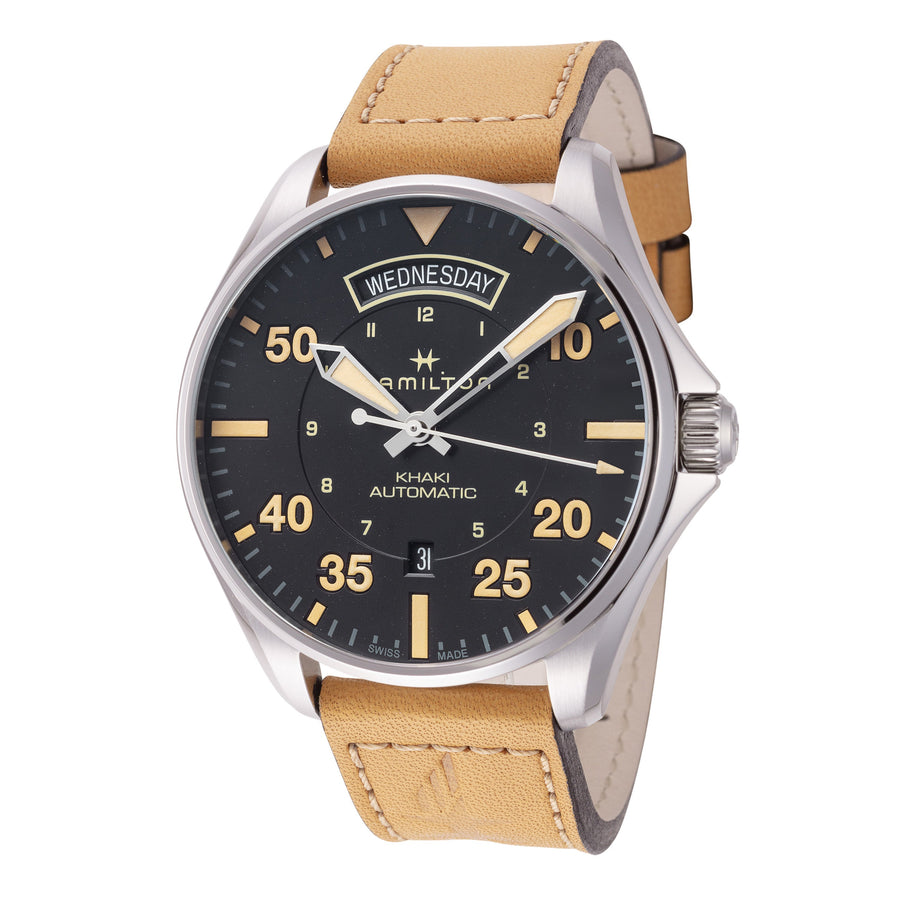 Hamilton Men's Khaki Pilot 42mm Automatic Watch - Ruumur