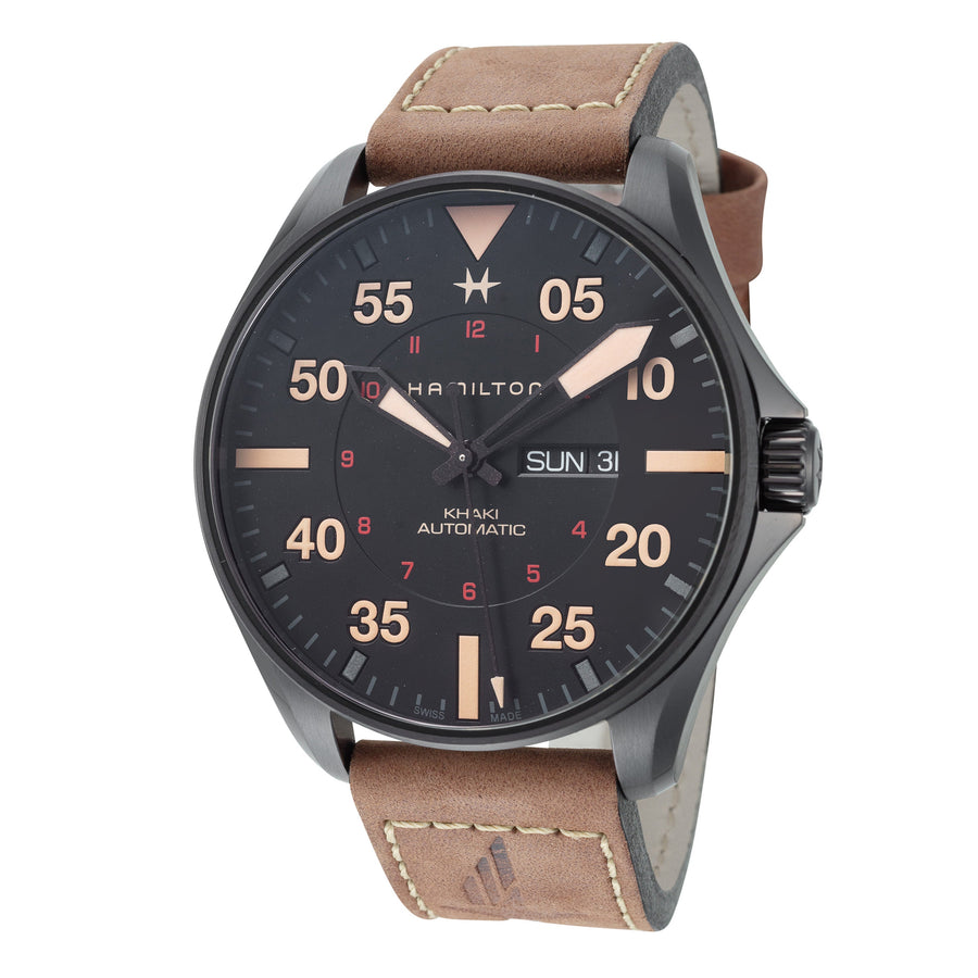 Hamilton Men's Khaki Pilot 46mm Automatic Watch - Ruumur