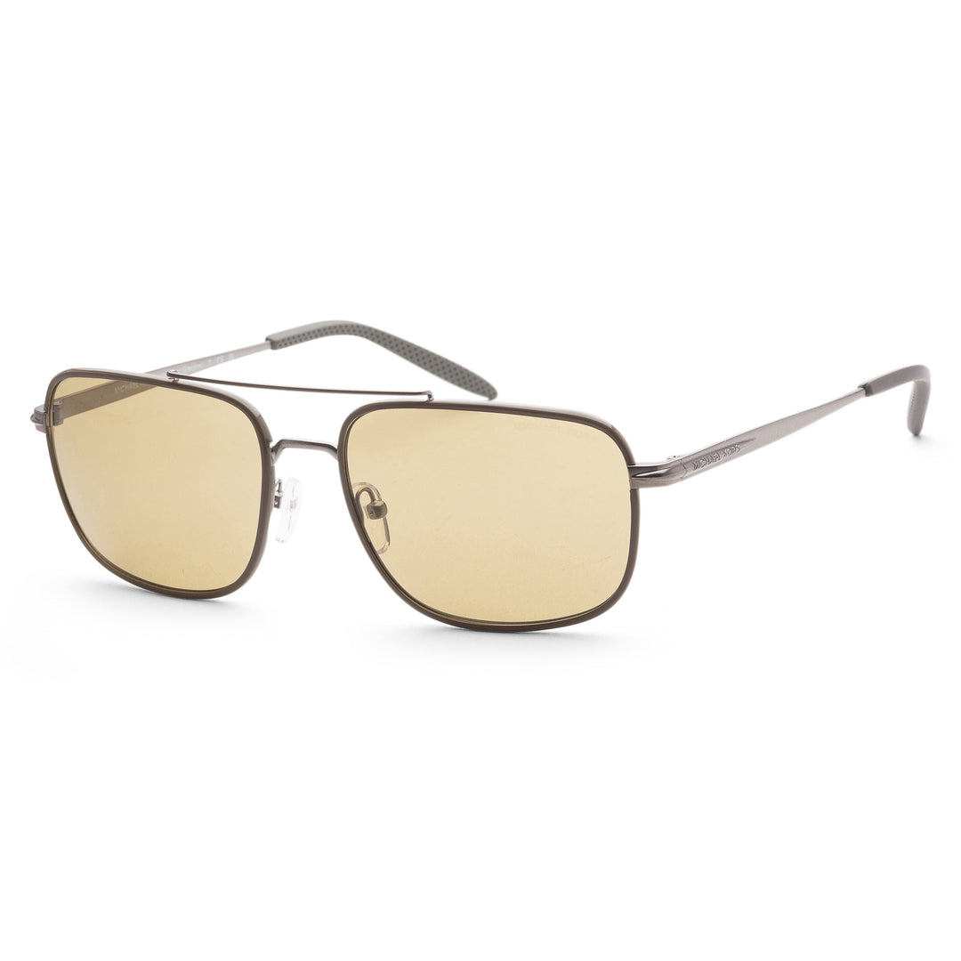 Michael Kors Men's MK1133J-1023-2 Glasgow 60mm Matte Gunmetal / Olive Sunglasses
