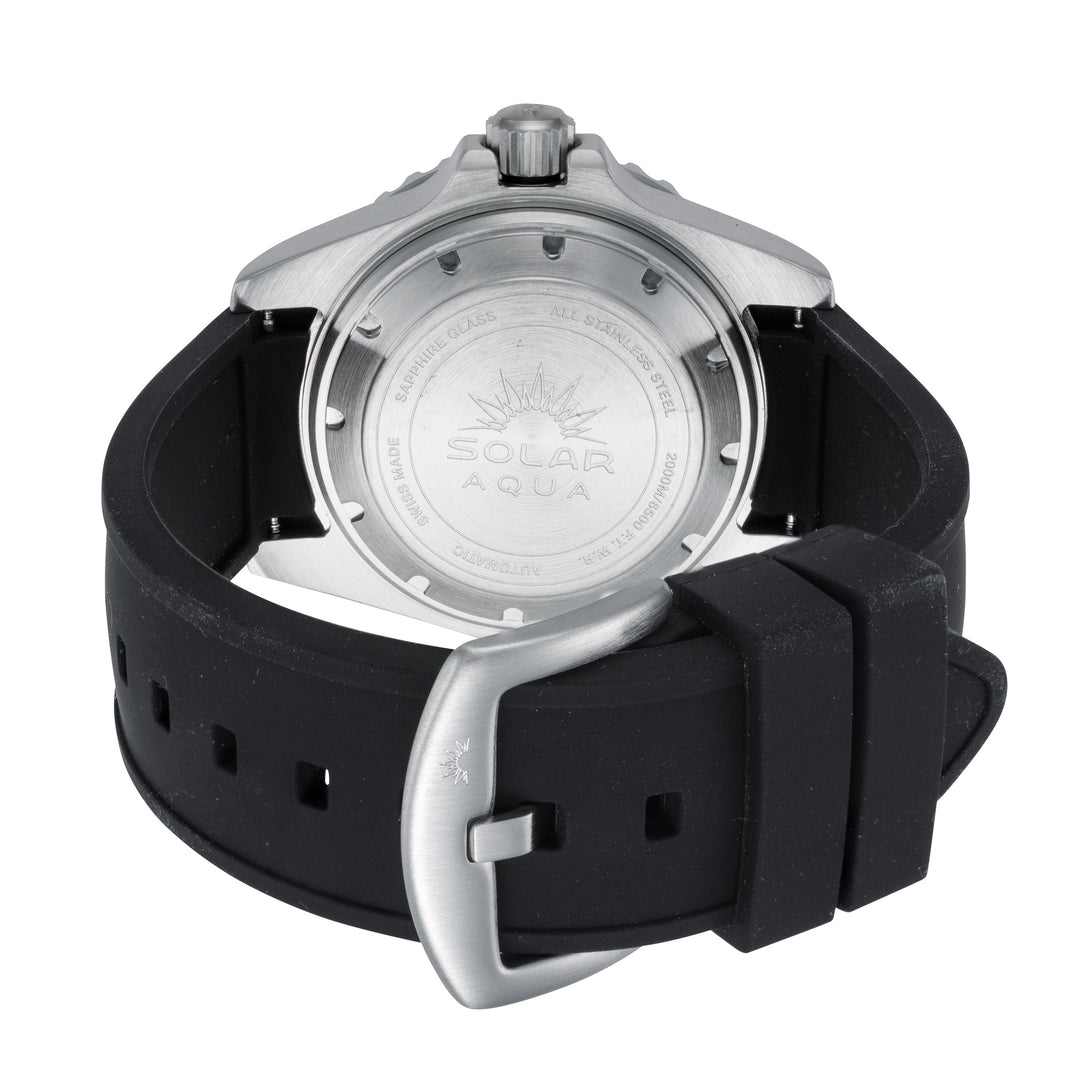 Solar Aqua Men's Deep Bay 45mm Green Dial Automatic Watch
