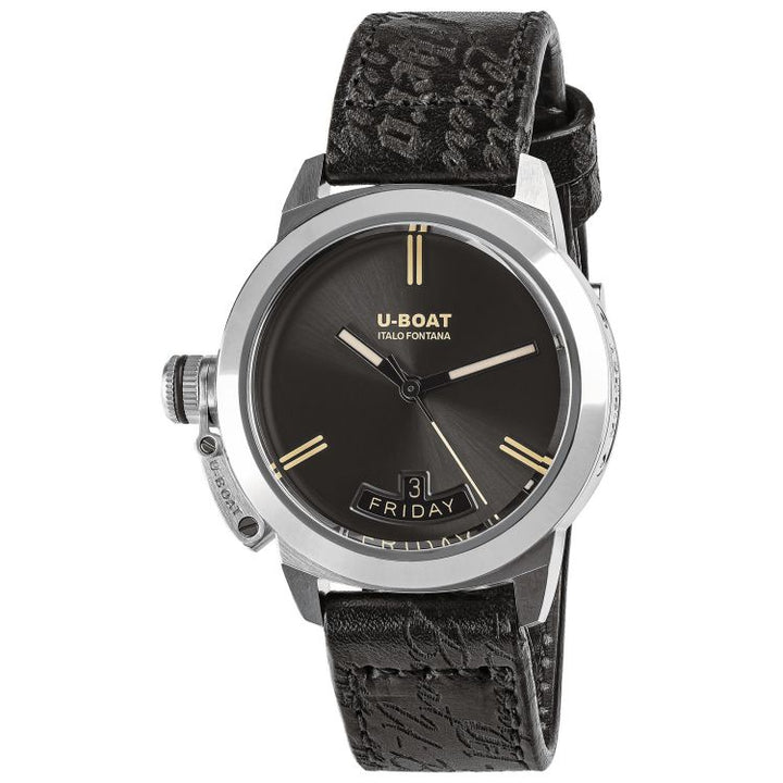 title:U-Boat Men's UB-8891 Classico 40mm Black Automatic Watch;color:Black