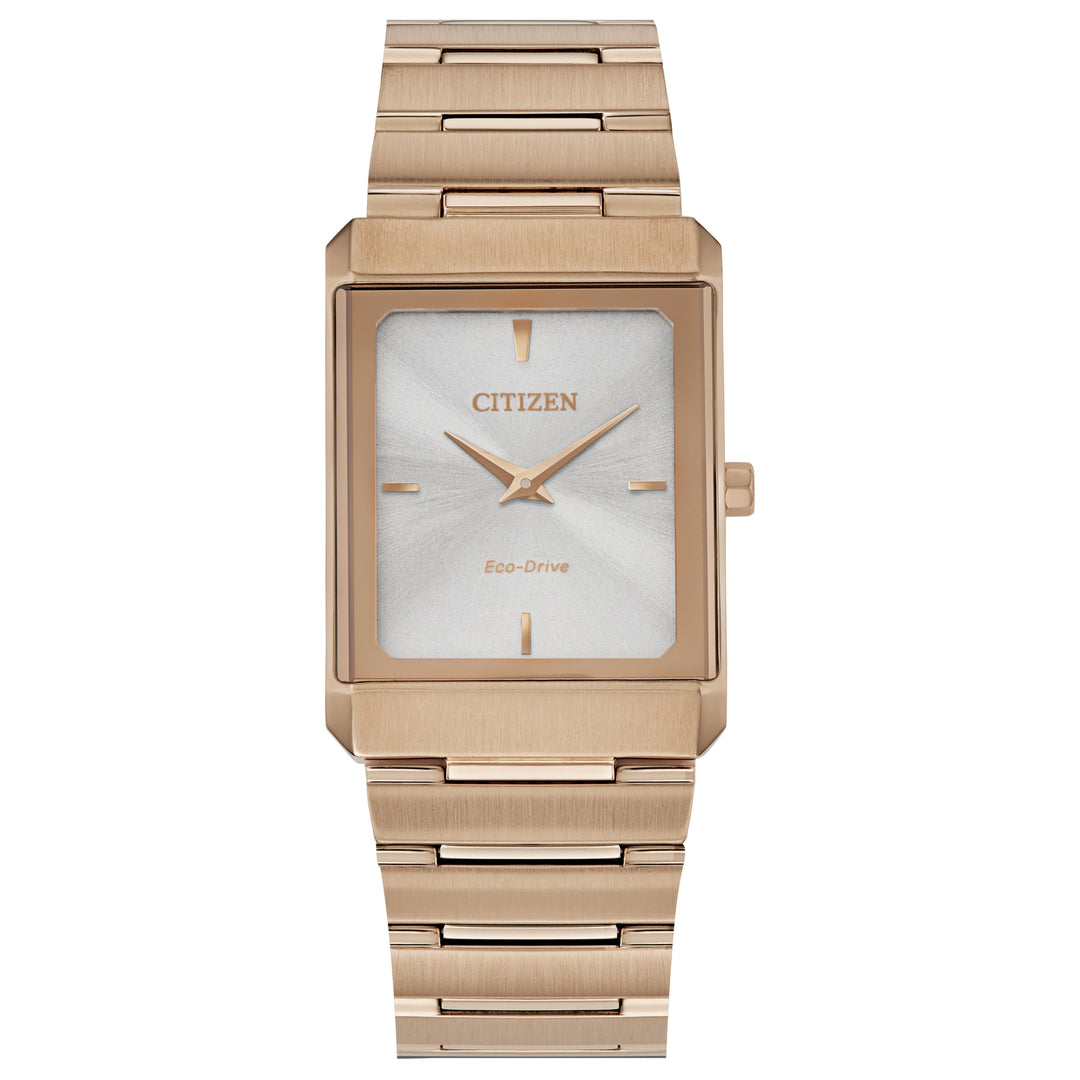 title:Citizen Unisex EG6013-56A Stiletto 25mm Eco-Drive Solar Watch;color:Rose Gold