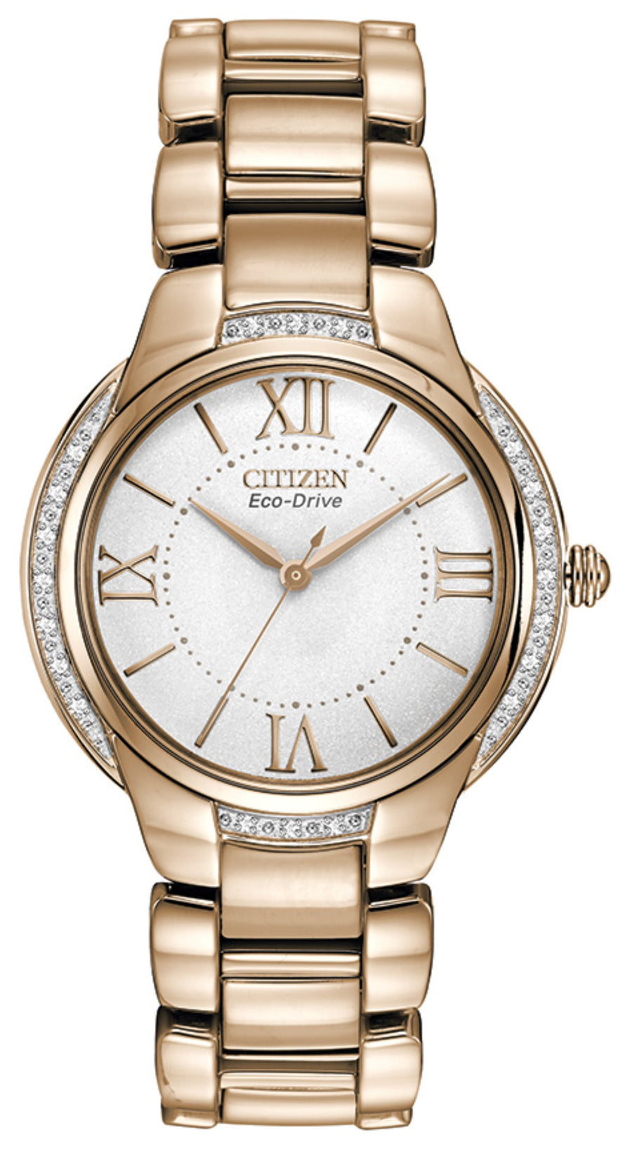 title:Citizen Women's EM0093-59A Ciena 35mm Solar Eco-Drive Watch;color:Rose Gold