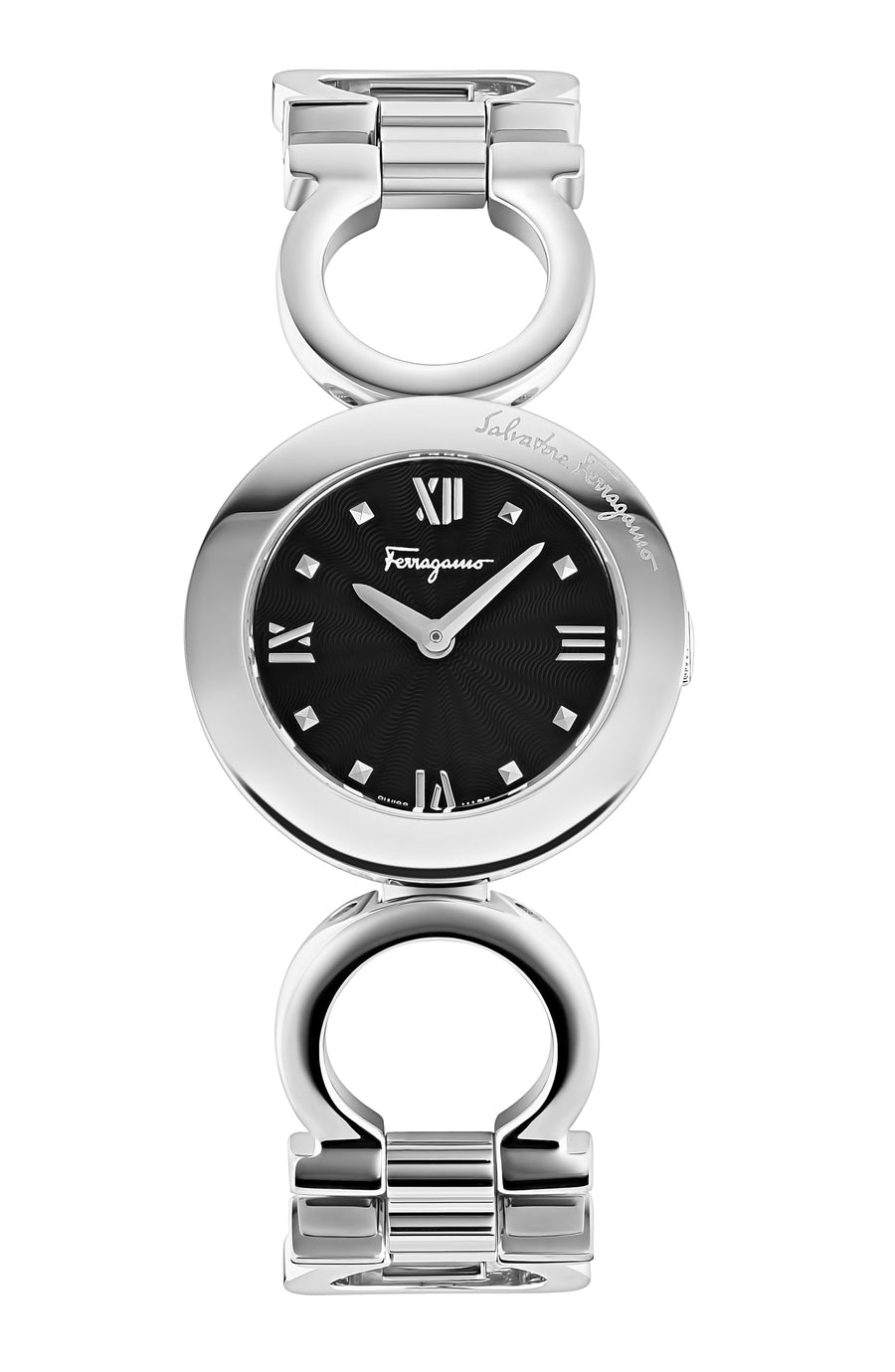 title:Ferragamo Women's SFYA00822 Gancino 28mm Quartz Watch;color:Silver