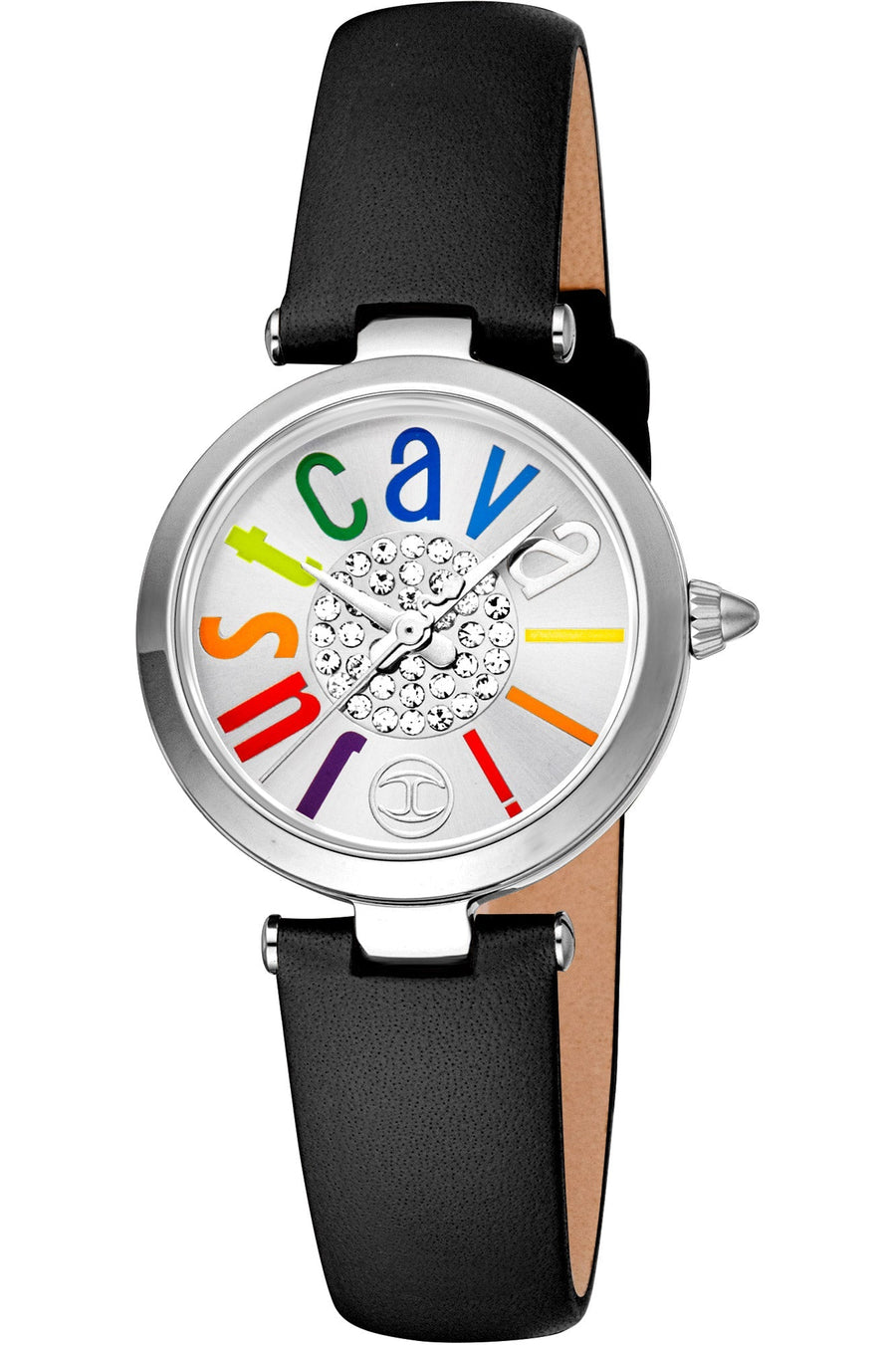 title:Just Cavalli Women's JC1L280L0015 Glam Chic Modena 28mm Watch;color:Silver