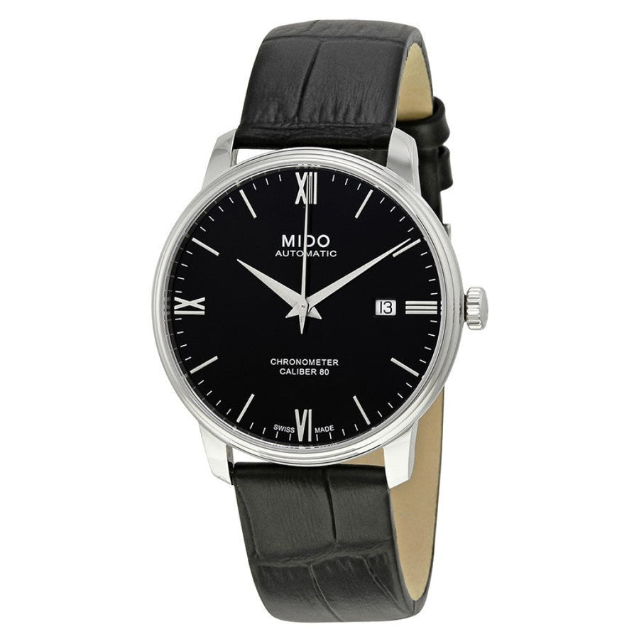 title:Mido Men's M0274081605800 Baroncelli III 40mm Automatic Watch;color:Black
