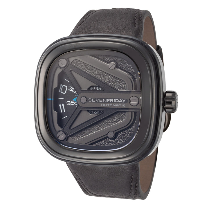 title:SevenFriday Men's M3-07 Automatic Watch;color:Black