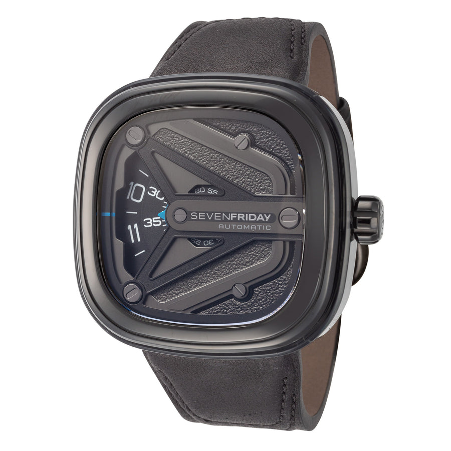title:SevenFriday Men's M3-07 Automatic Watch;color:Black