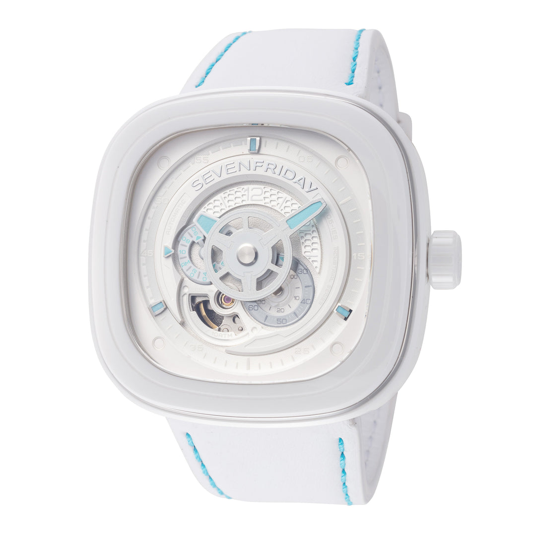 title:SevenFriday Men's  P1C-05  Automatic Watch;color:White