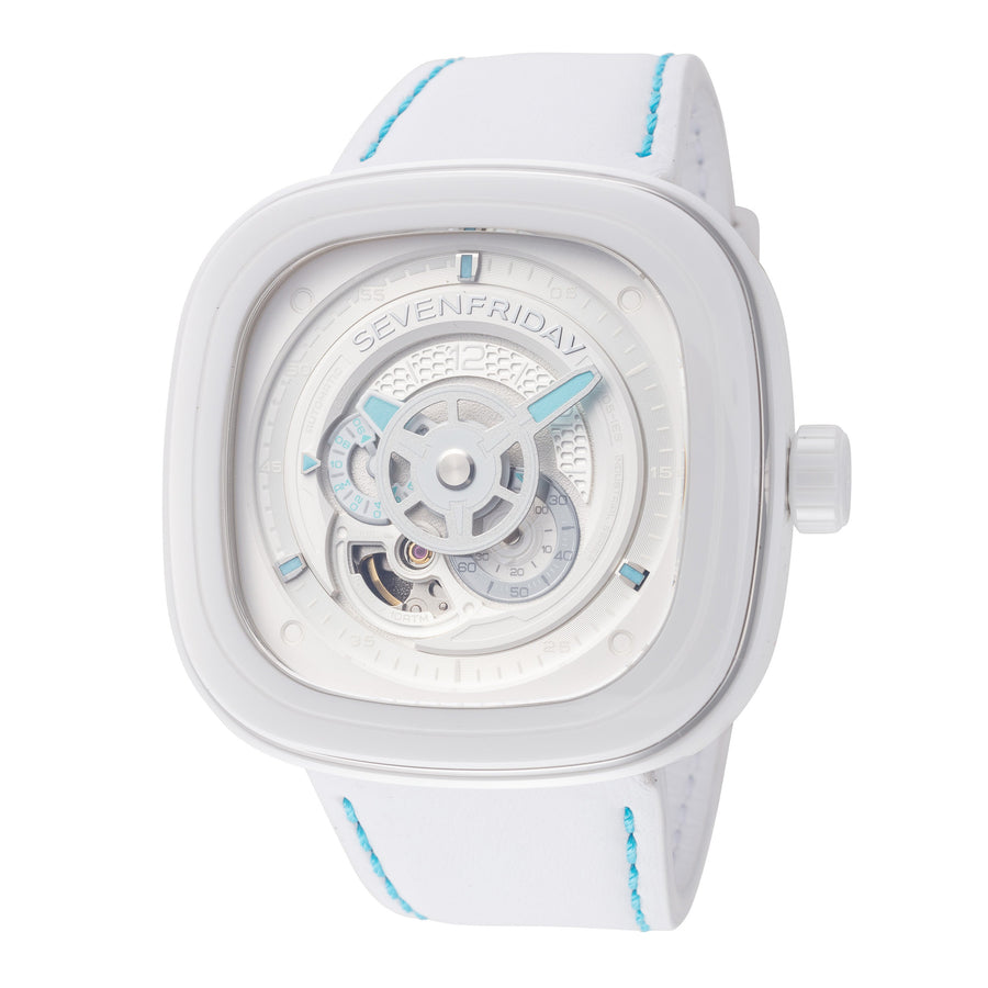 title:SevenFriday Men's  P1C-05  Automatic Watch;color:White
