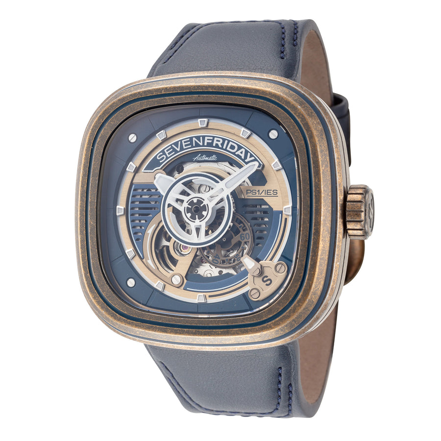 title:SevenFriday Men's  PS1-04  Automatic Watch;color:Navy