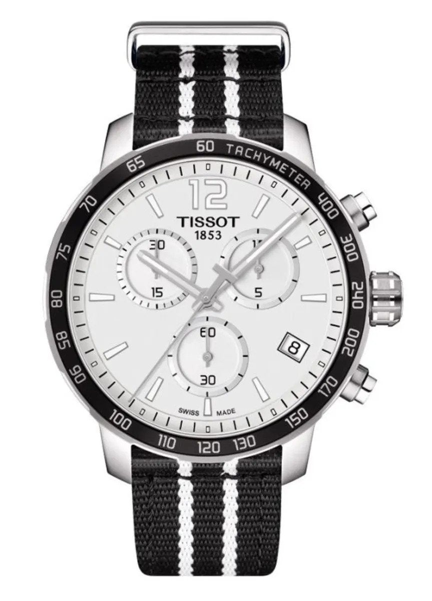 title:Tissot Men's Quickster Quartz Watch T0954171703711;color:Black and White
