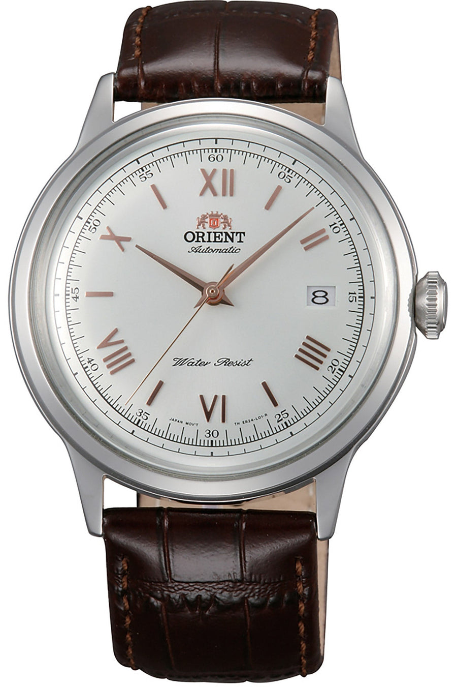 title:Orient Classic Bambino V2 Men's FAC00008W0 41mm Automatic Watch;color:Brown