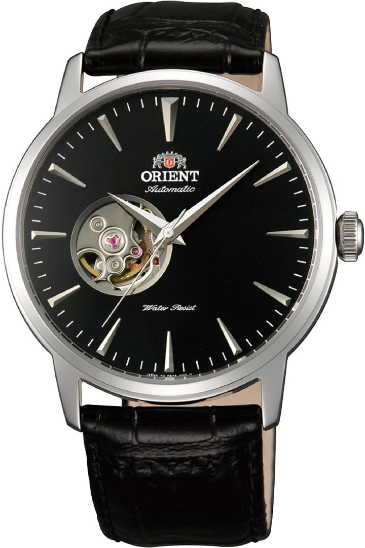 title:Orient Classic Open Heart Men's FAG02004B0 41mm Automatic Watch;color:Black