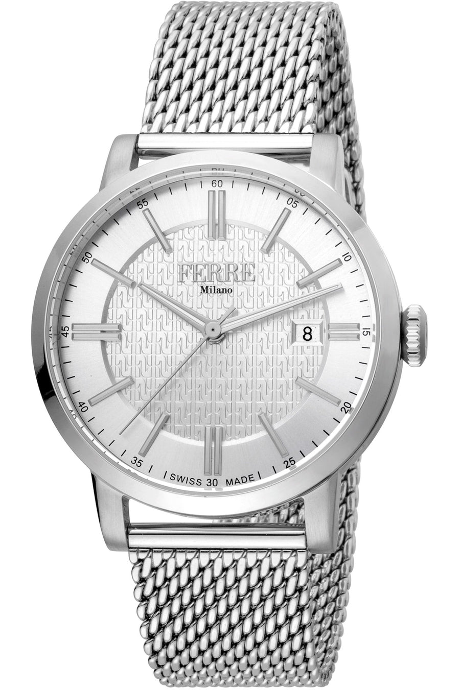 title:Ferre Milano Fashion Men's FM1G156M0041 41mm Quartz Watch;color:Silver