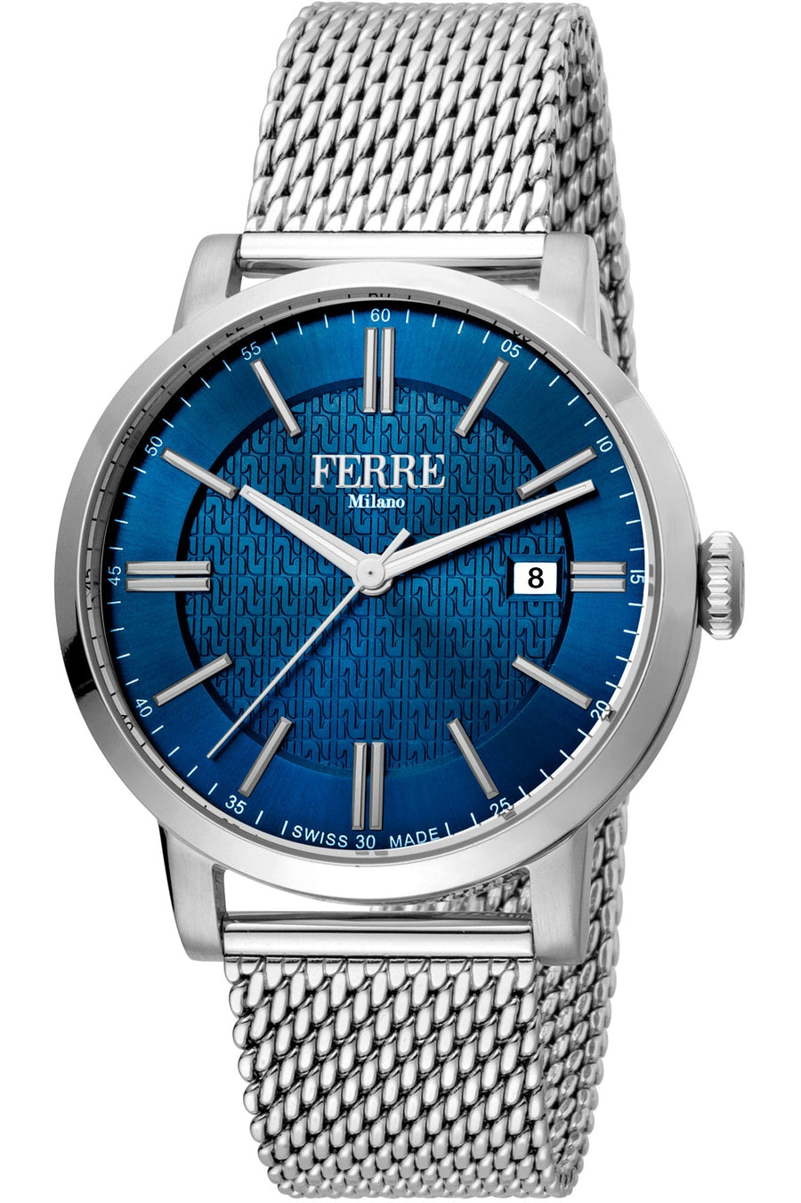 title:Ferre Milano Fashion Men's FM1G156M0051 41mm Quartz Watch;color:Silver