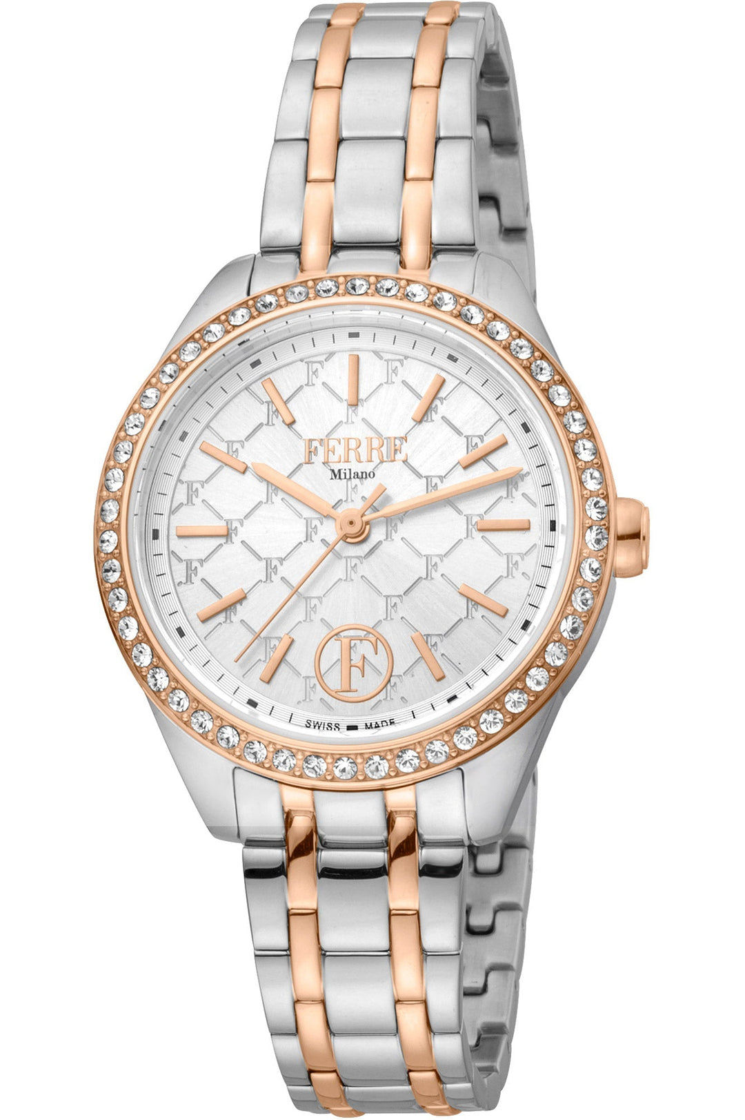 title:Ferre Milano Fashion Women's FM1L116M0291 32mm Quartz Watch;color:Silver