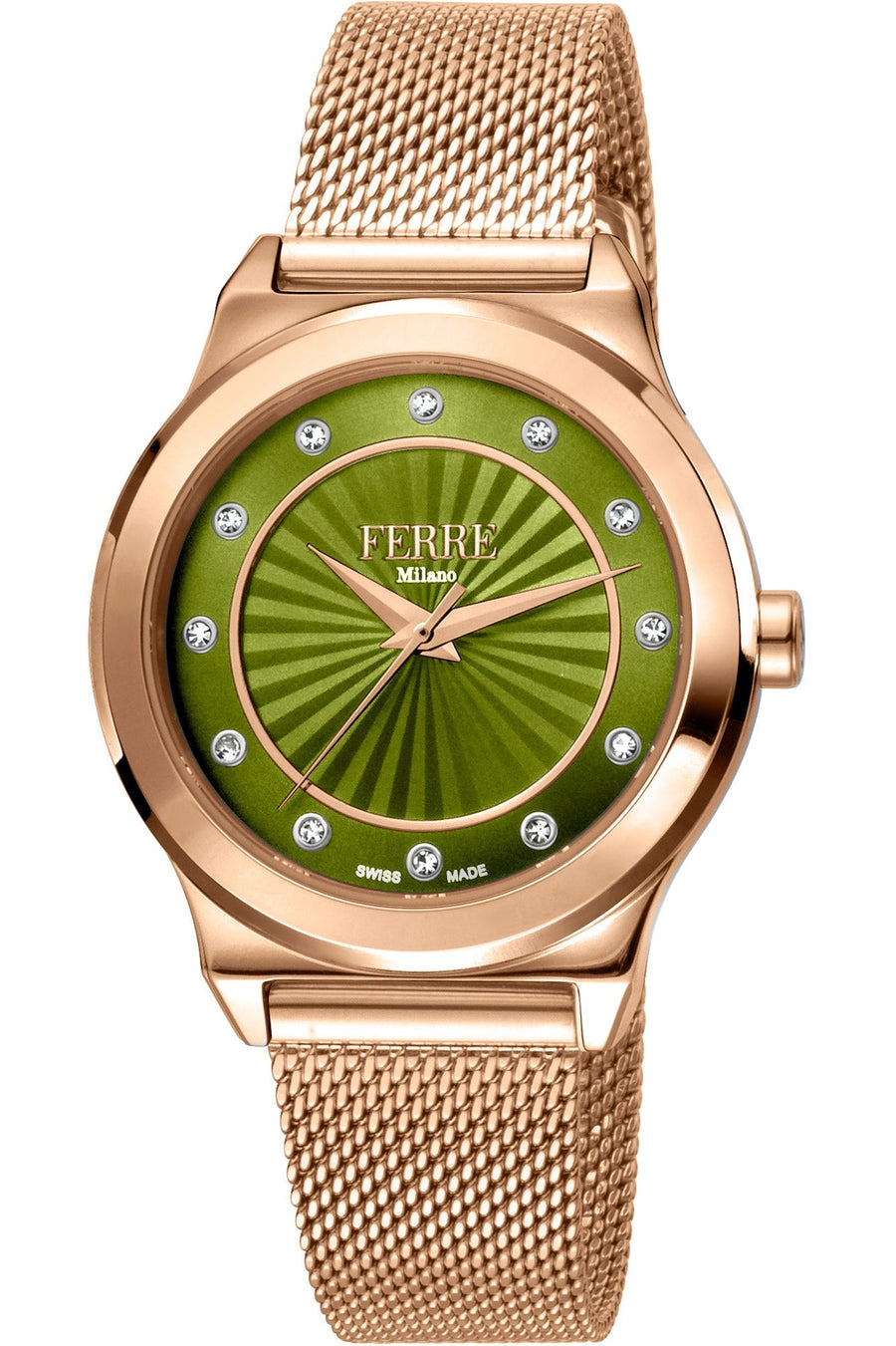 title:Ferre Milano Fashion Women's FM1L125M0271 34mm Quartz Watch;color:Gold