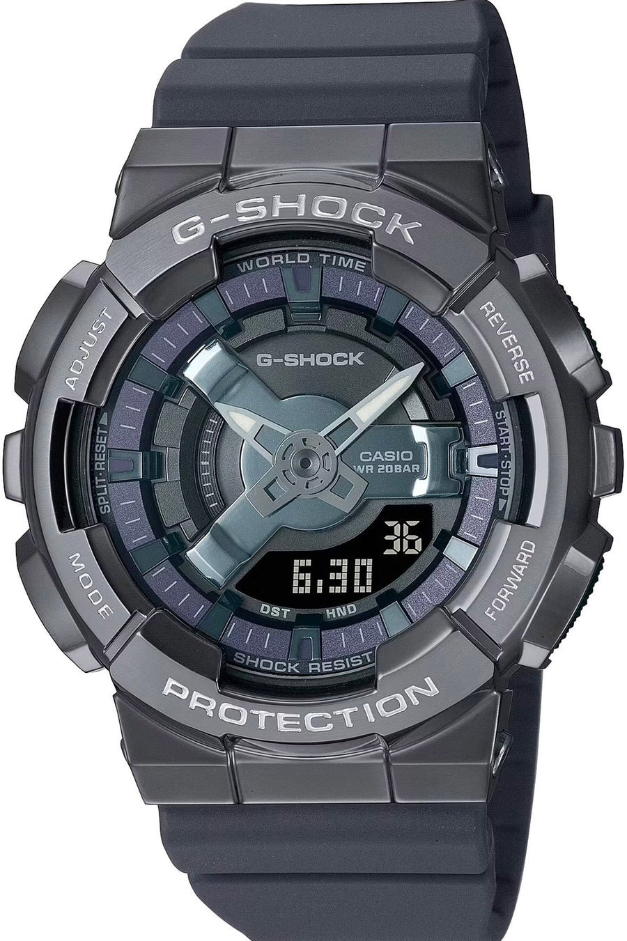 title:Casio G-Shock Men's GM-S110B-8AER 44mm Quartz Watch;color:Grey